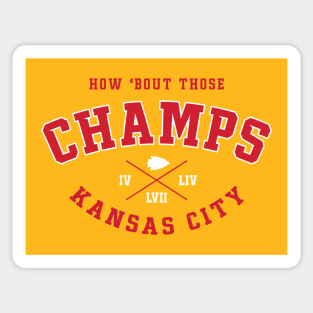 How 'bout those champs! Sticker